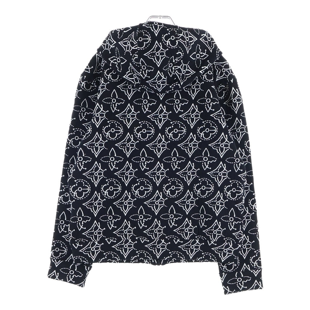LOUIS VUITTON(ルイヴィトン) NBA モノグラム ストゥラティージ フラワー キルテッド ジップアップパーカー ブラック RM212M DM0 HLY12W
