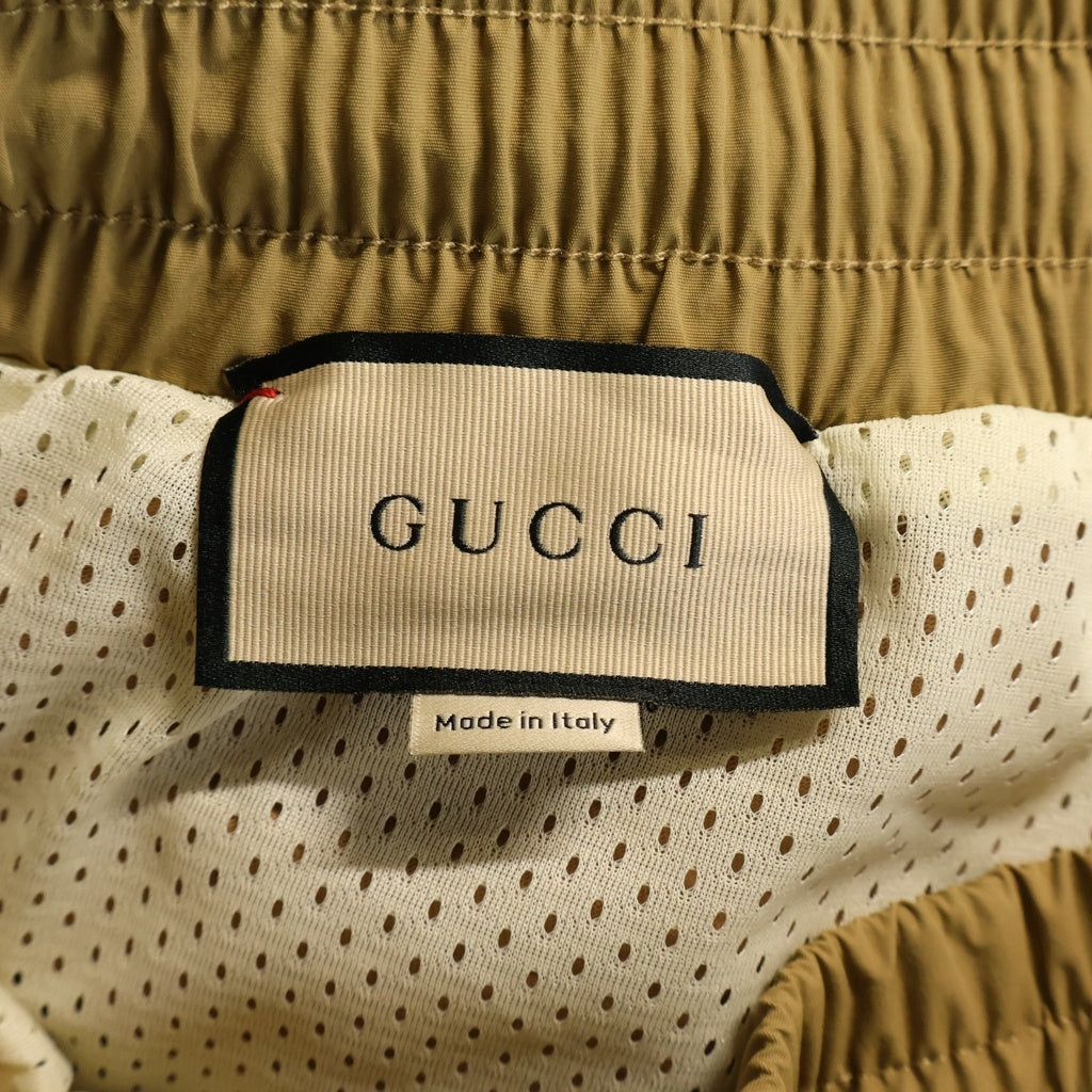 GUCCI(グッチ) GG Jacquard Track Bottoms GGジャカード ジョギング フリース ボア トラック パンツ ブラウン 715233 XJETP