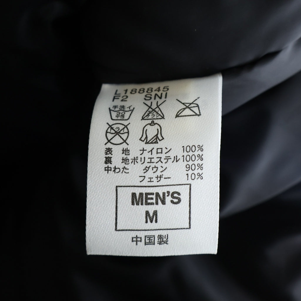 F.C.R.B./F.C.Real Bristol/FCRB(エフシーアールビー/エフシーレアルブリストル) × NIKE ファー付き ロゴ ダウンジャケット ブラック
