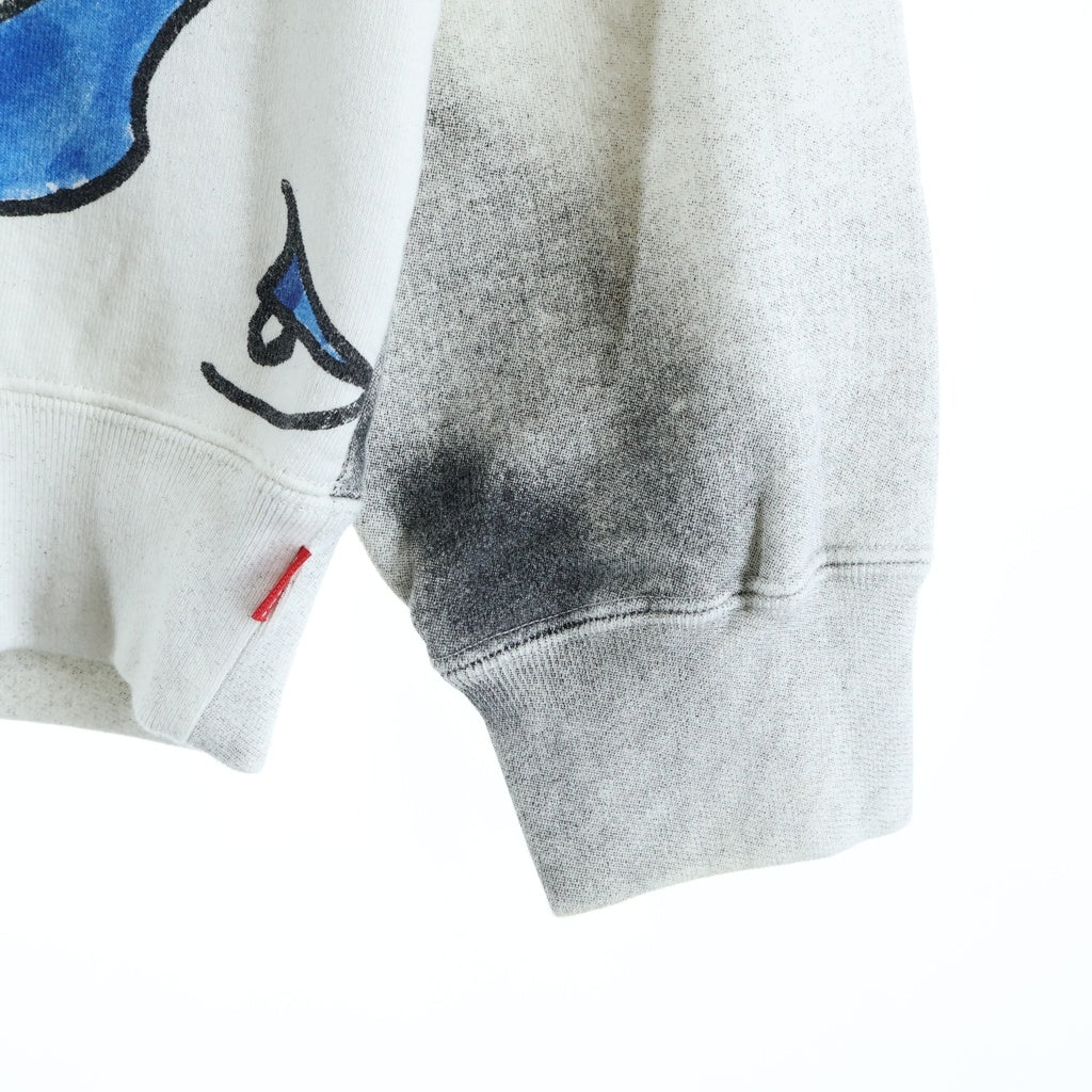 SUPREME(シュプリーム) 20SS Naomi Crewnecck ナオミ プリント クルーネック スウェットトレーナー グレー