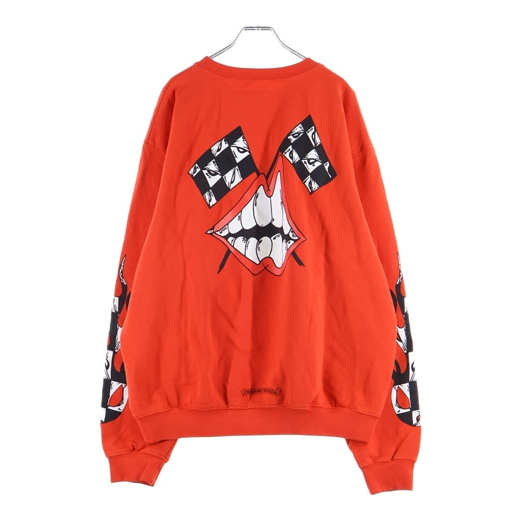 CHROME HEARTS(クロムハーツ) 19SS ×MATTYBOY PPO Ketchup SWTSHRT マッティボーイ ケチャップ プリント クルーネックスウェット トレーナー レッド