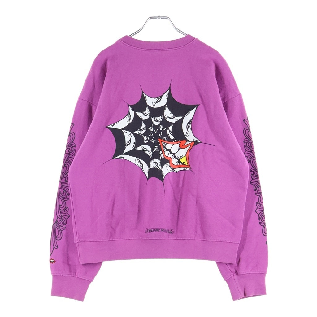 CHROME HEARTS(クロムハーツ) 21AW×MATTY BOY PPO PHYSM SWTSHRT マッティボーイ クルーネックスウェット トレーナー パープル