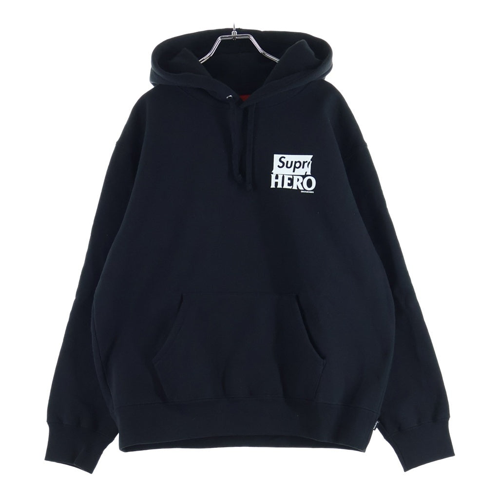 SUPREME(シュプリーム) 22SS ×ANTIHERO Hooded Sweatshirt アンタイヒーロー フーディー プルオーバーパーカー ブラック