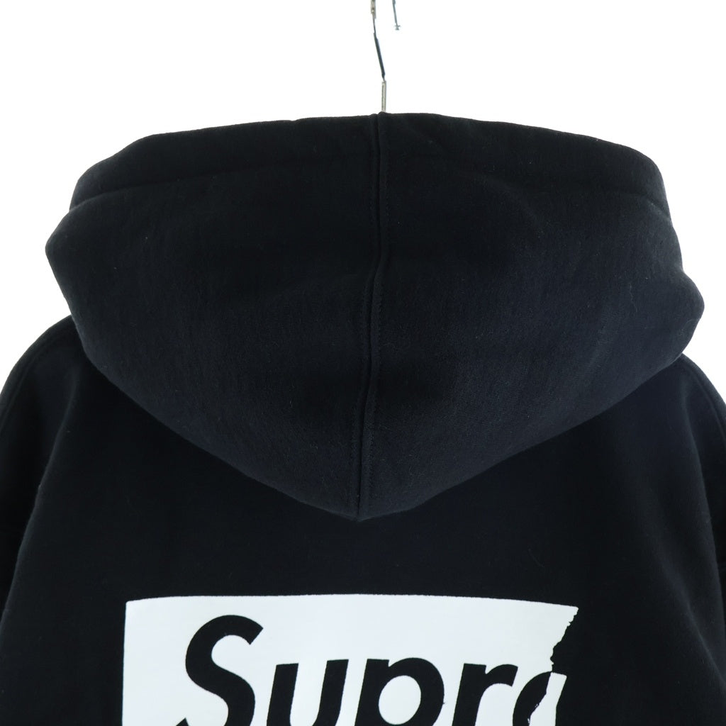 SUPREME(シュプリーム) 22SS ×ANTIHERO Hooded Sweatshirt アンタイヒーロー フーディー プルオーバーパーカー ブラック