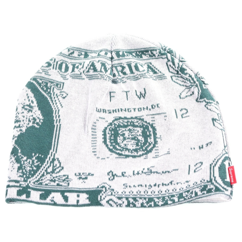 SUPREME(シュプリーム) 21AW Dollar Beanie ダラービーニー ニット帽子 グレー レディース
