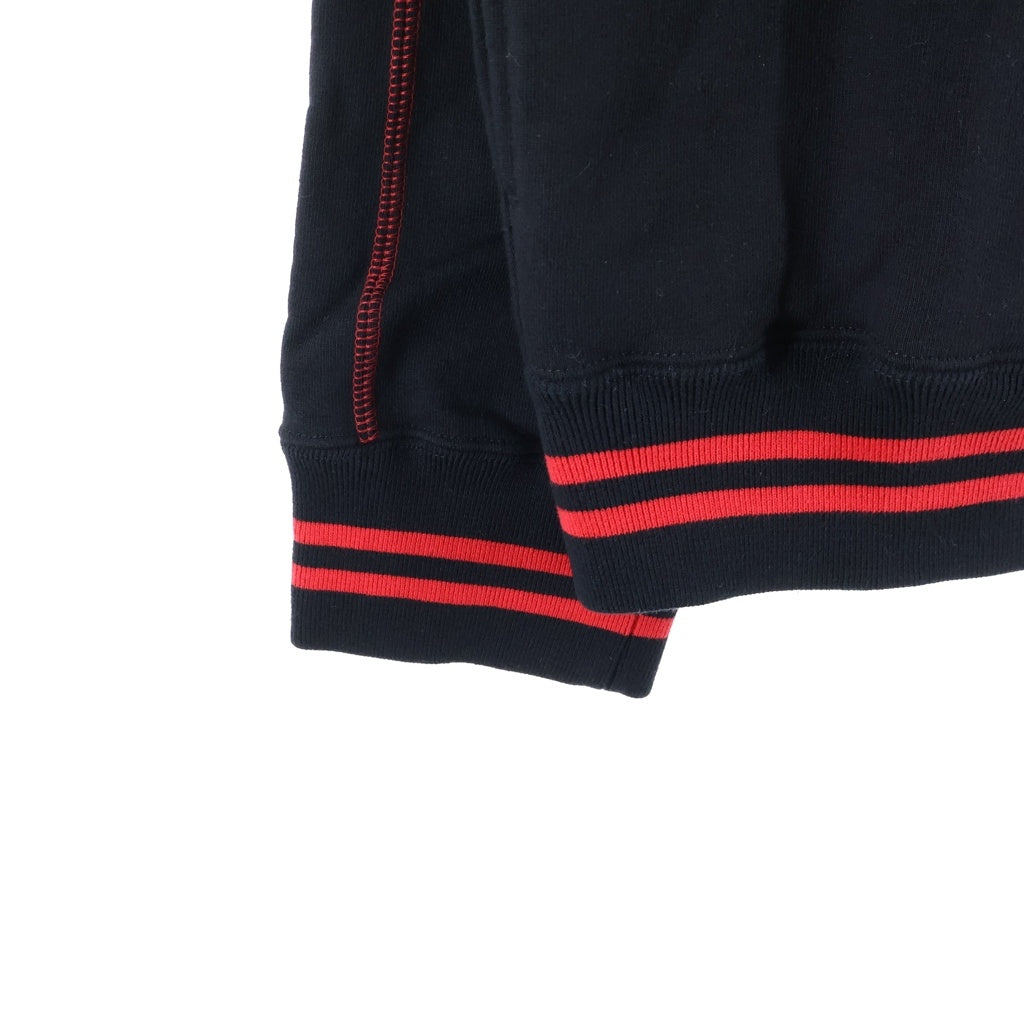 SUPREME(シュプリーム) 19SS Contrast Embroidered Hooded Sweatshirt コントラスト エムブロイダード フーデッド スウェットシャツ ブラック