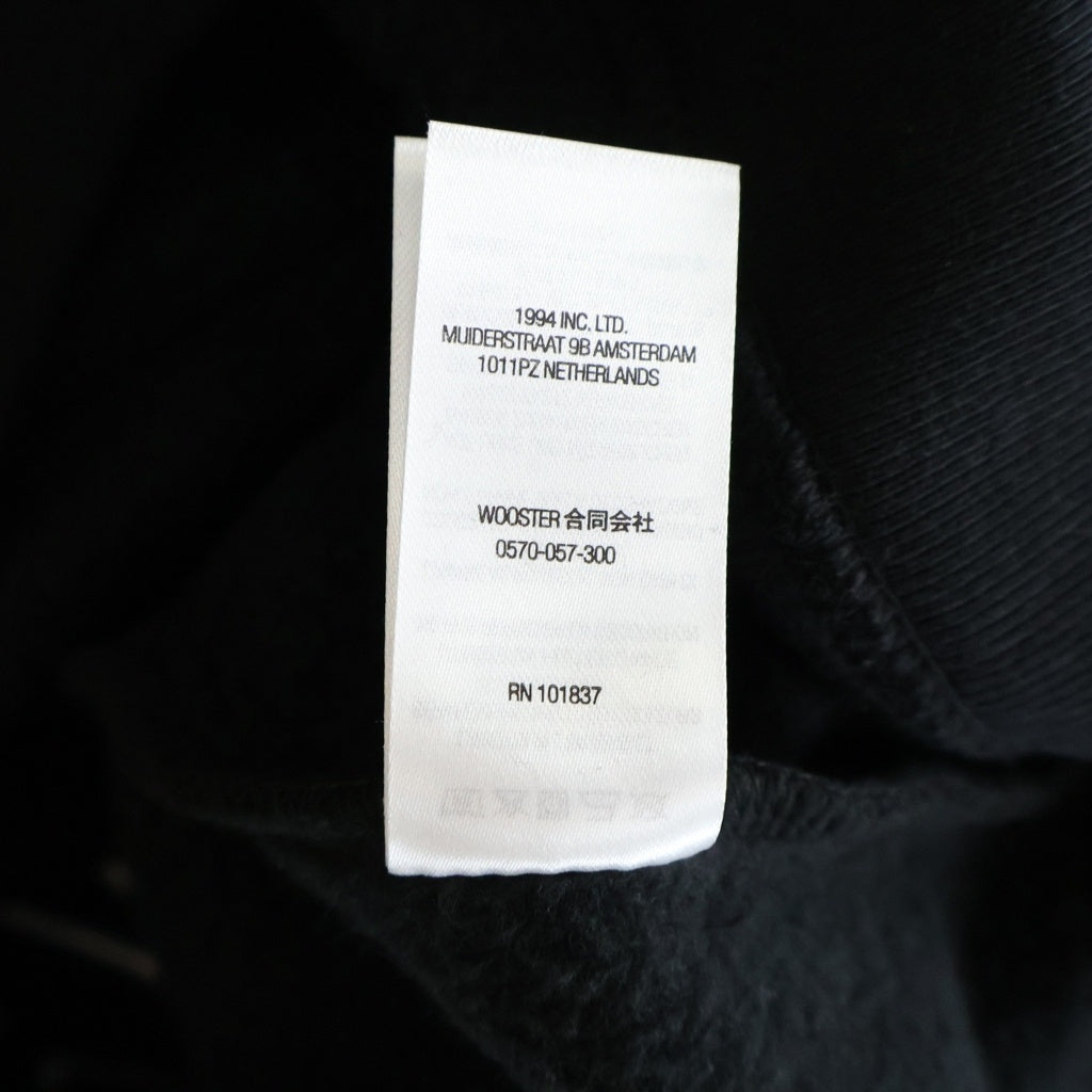 SUPREME(シュプリーム) 22AW Satin Applique Hooded Sweatshirt サテンアップリケ フーディー プルオーバーパーカー ブラック