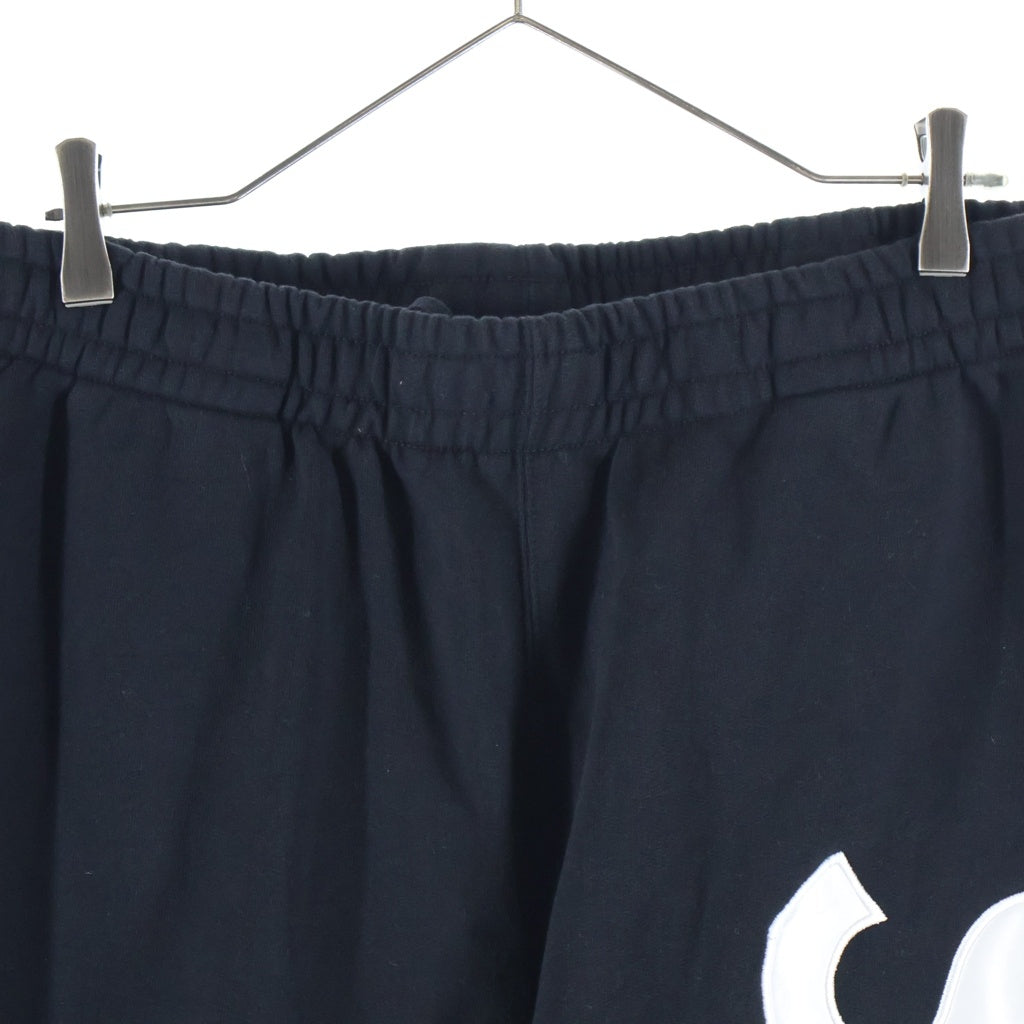 SUPREME(シュプリーム) 22AW Satin Applique Sweatpant サテン アップリケ スウェットパンツ ブラック