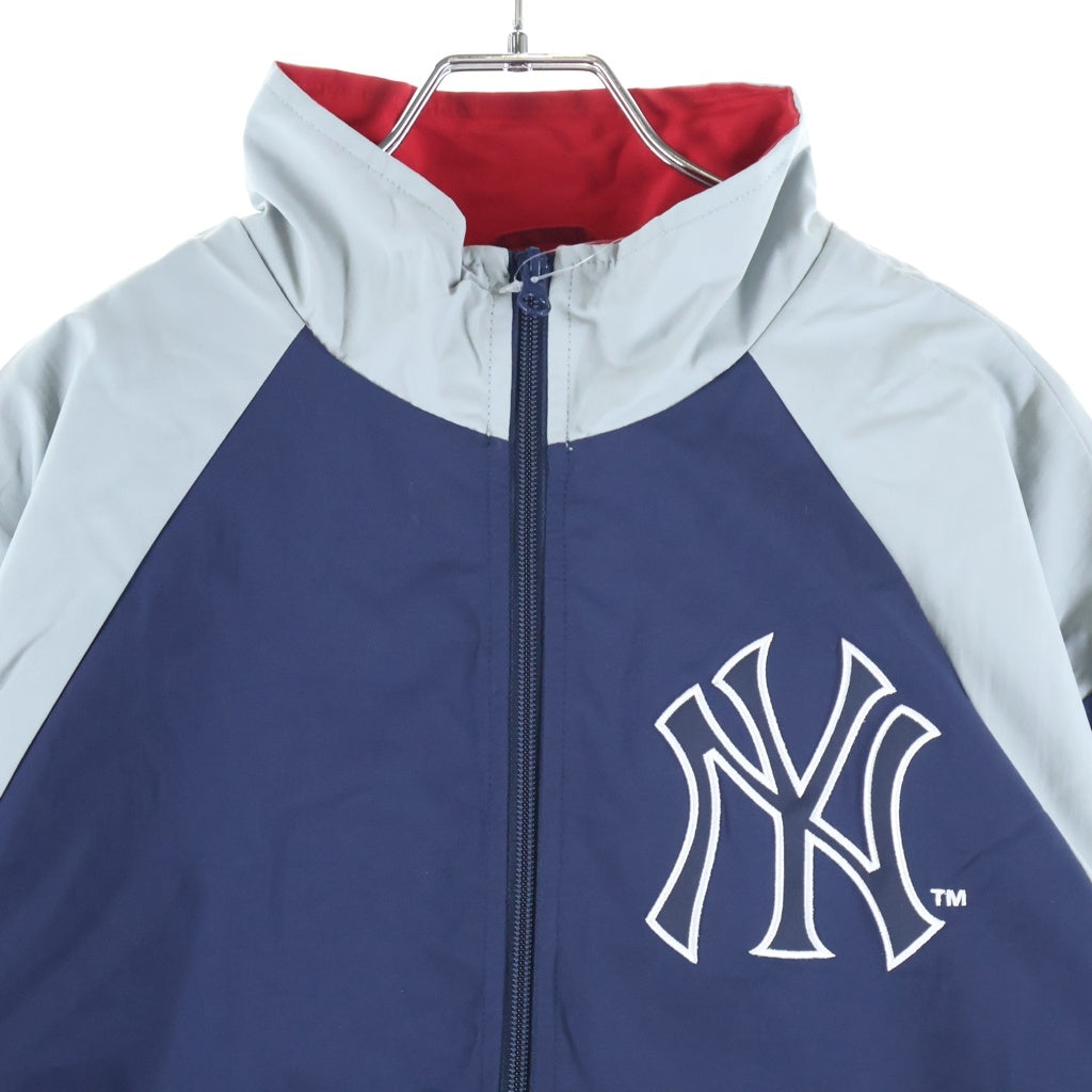 SUPREME(シュプリーム) 21AW New York Yankees Track Jacket ニューヨークヤンキース トラックジャケット グレー/ネイビー