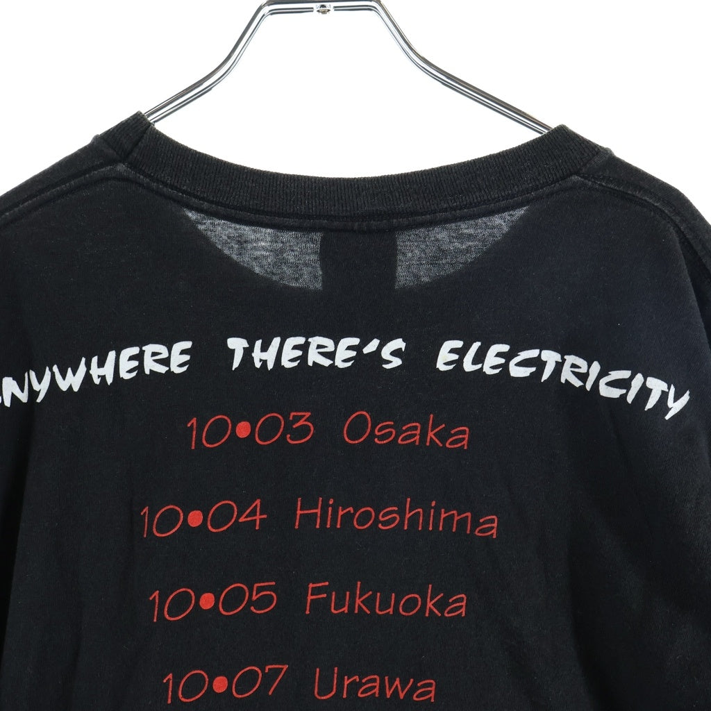 VINTAGE(ヴィンテージ) Motley Crue UNCLE JACK JAPAN TOUR ツアー 半袖Tシャツ カットソー ブラック