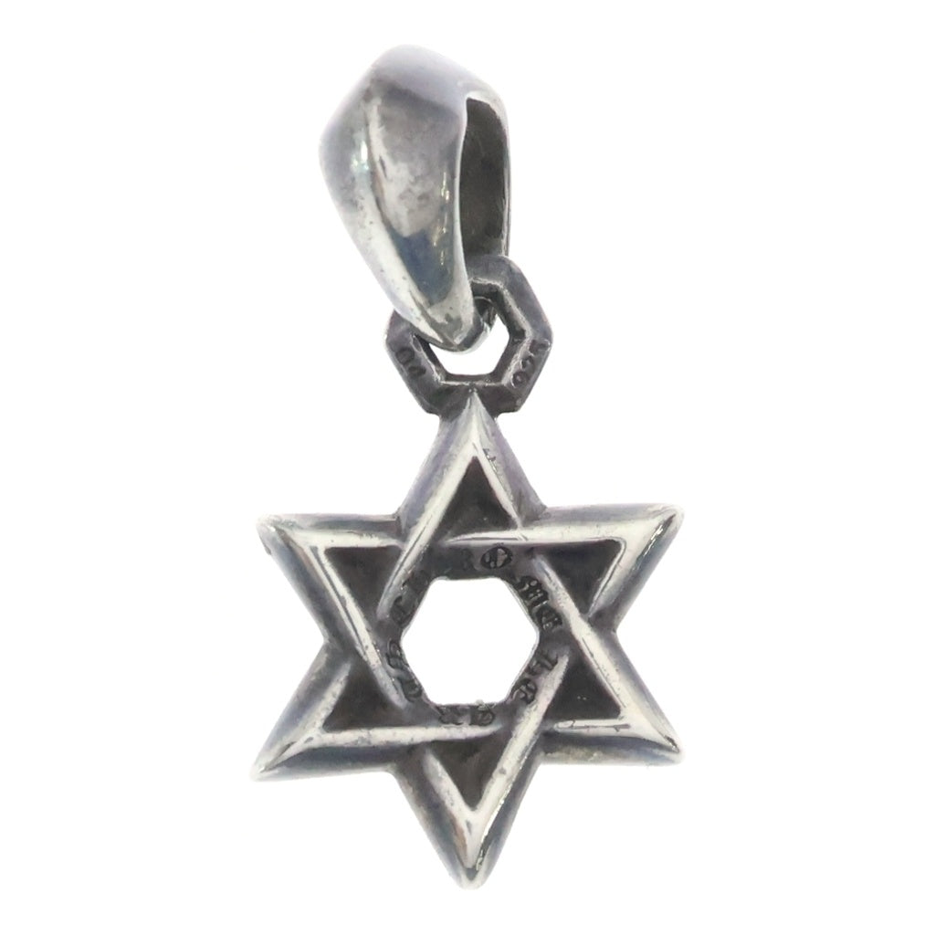 CHROME HEARTS(クロムハーツ) STAR OF DAVID CHARM スターオブダビデチャーム シルバーネックレストップ