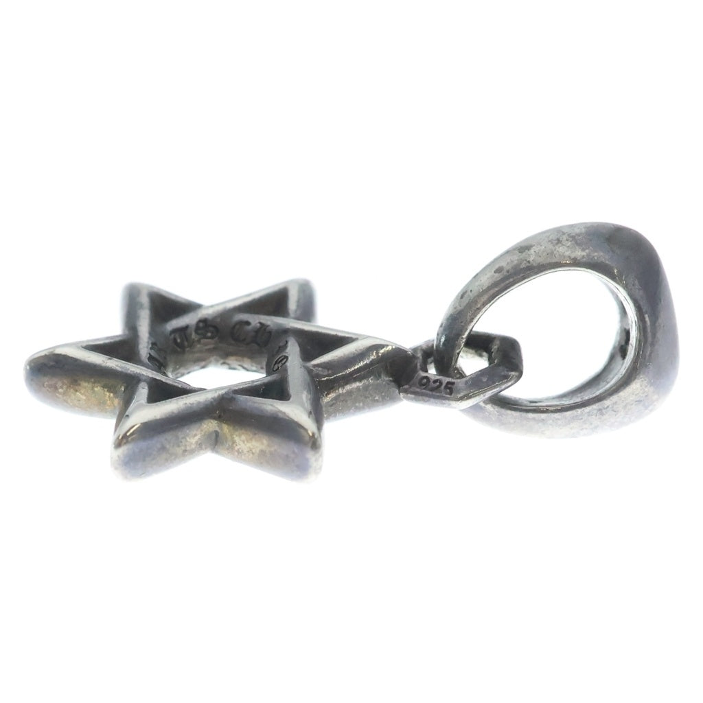 CHROME HEARTS(クロムハーツ) STAR OF DAVID CHARM スターオブダビデチャーム シルバーネックレストップ