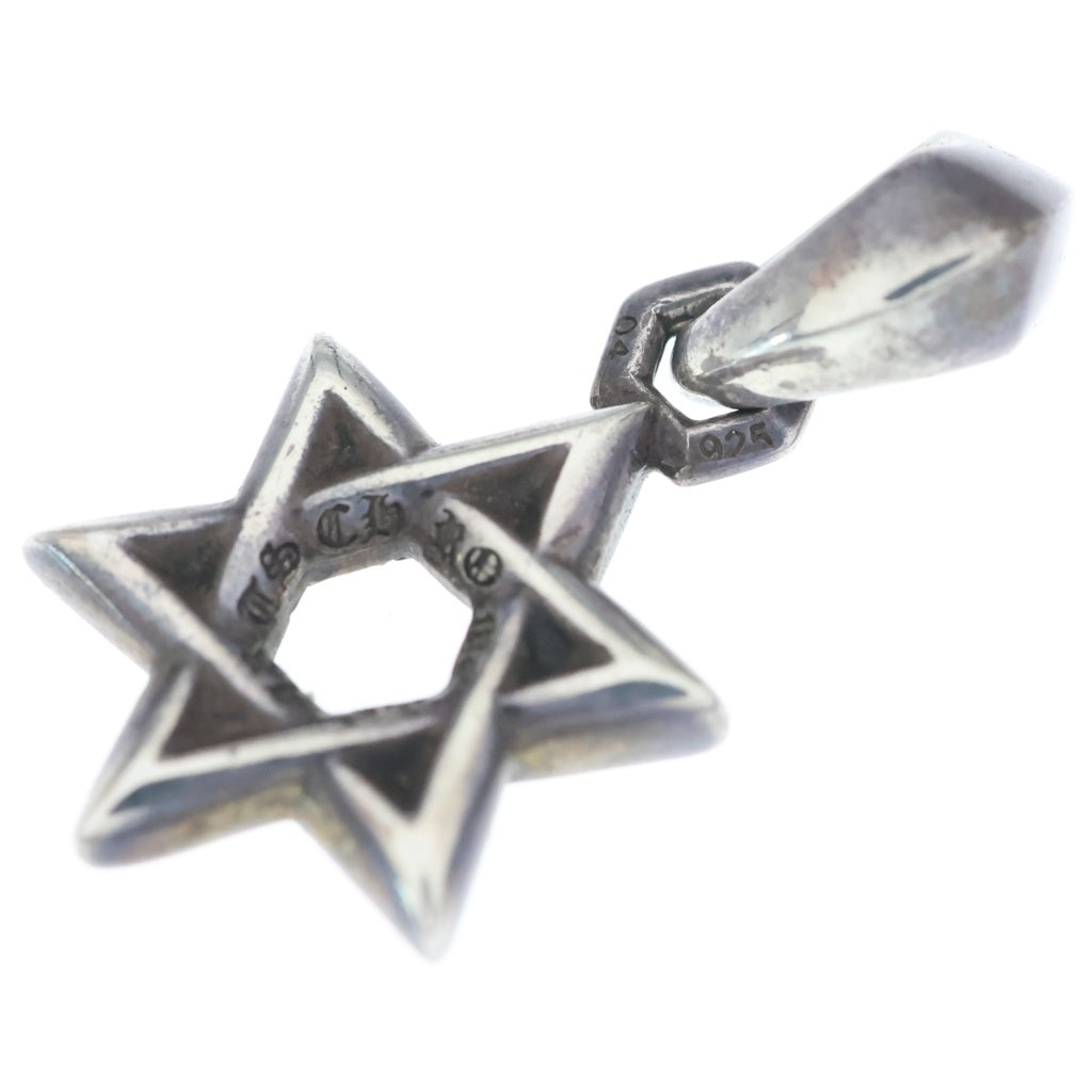 CHROME HEARTS(クロムハーツ) STAR OF DAVID CHARM スターオブダビデチャーム シルバーネックレストップ
