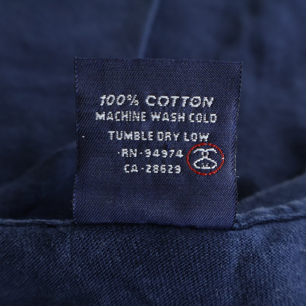 STUSSY(ステューシー) 90S OLD ストック SSリンクロゴプリント 半袖Tシャツ カットソー ネイビー
