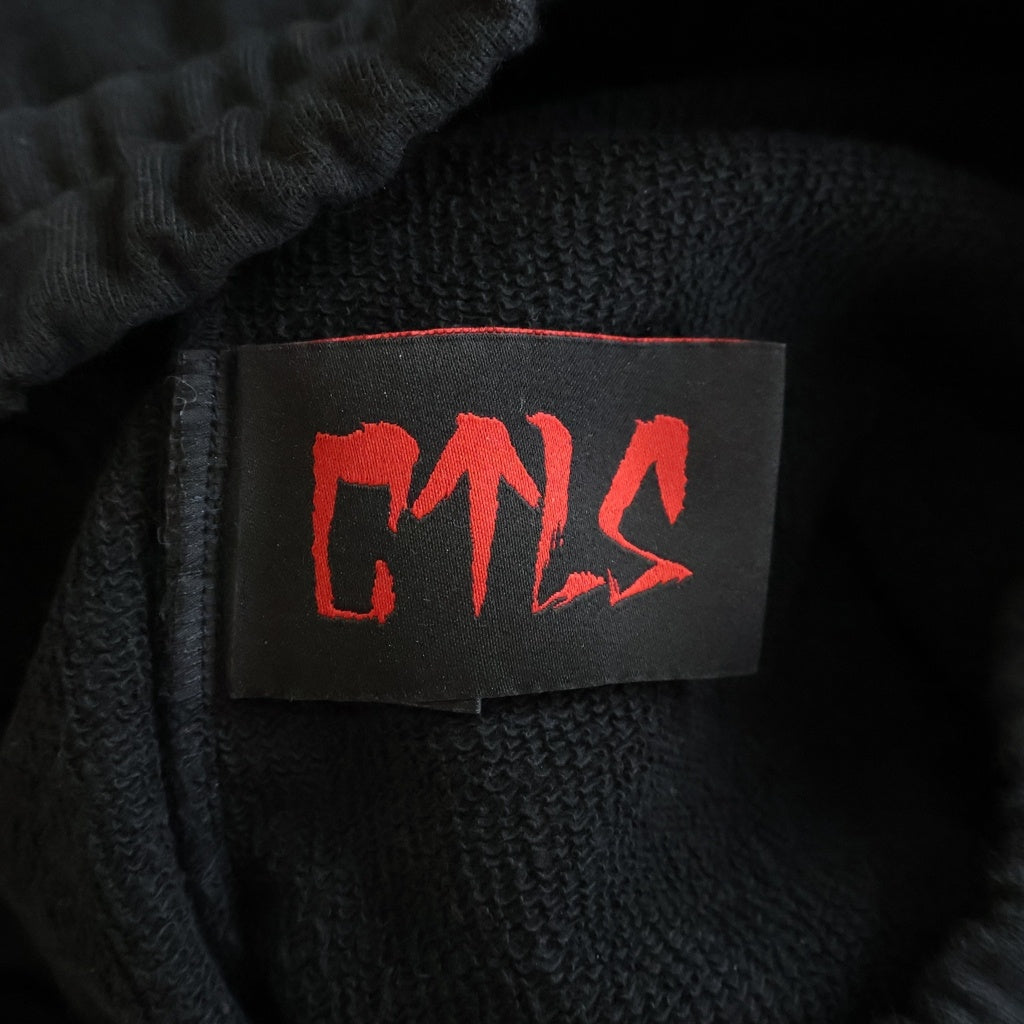 cvtvlist(カタリスト) 3D LOGO USUAL PANTS ロゴ刺繍 サルエルパンツ スウェットパンツ ブラック 230112RF03