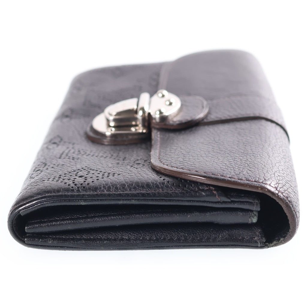 LOUIS VUITTON(ルイヴィトン) マヒナ ポルトフォイユ イリス ロング ウォレット 長財布 ブラック M58163