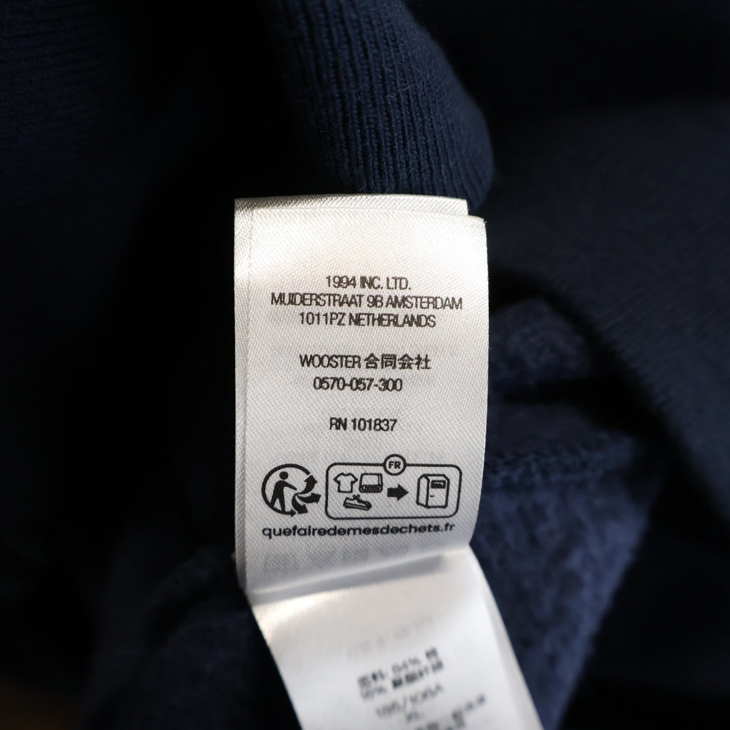 SUPREME(シュプリーム) 25AW Small Box Hooded Sweatshirt スモールボックスロゴ刺繍 プルオーバー スウェットパーカー フーディー ネイビー