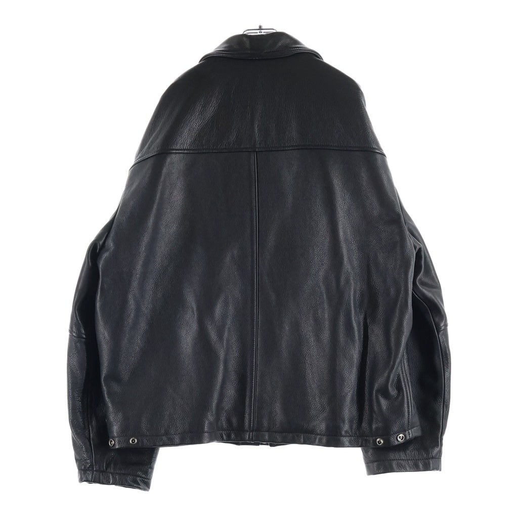 SUPREME(シュプリーム) 25AW x Schott Leather Clip Jacket ショット レザー クリップ ジャケット ブラック
