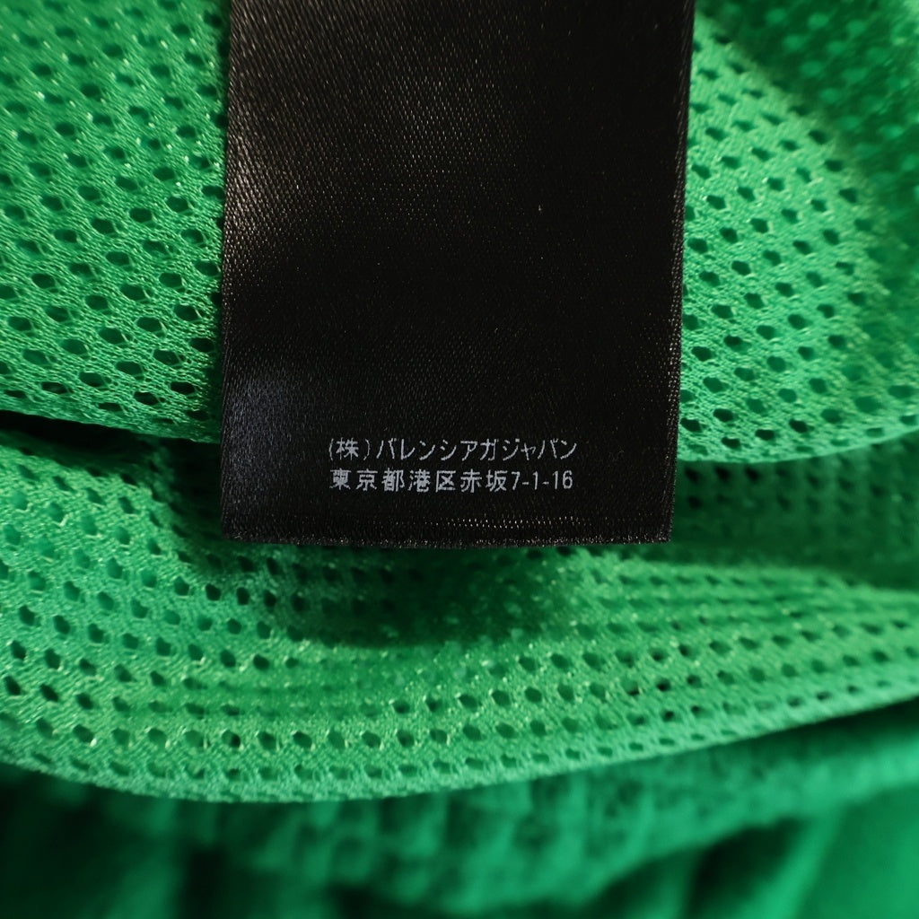 BALENCIAGA(バレンシアガ) 21SS FLEECE TRACK JACKET フリーストラックジャケット パイピングラインフリースオーバーサイズジップジャケット グリーン 642337 TJQ32
