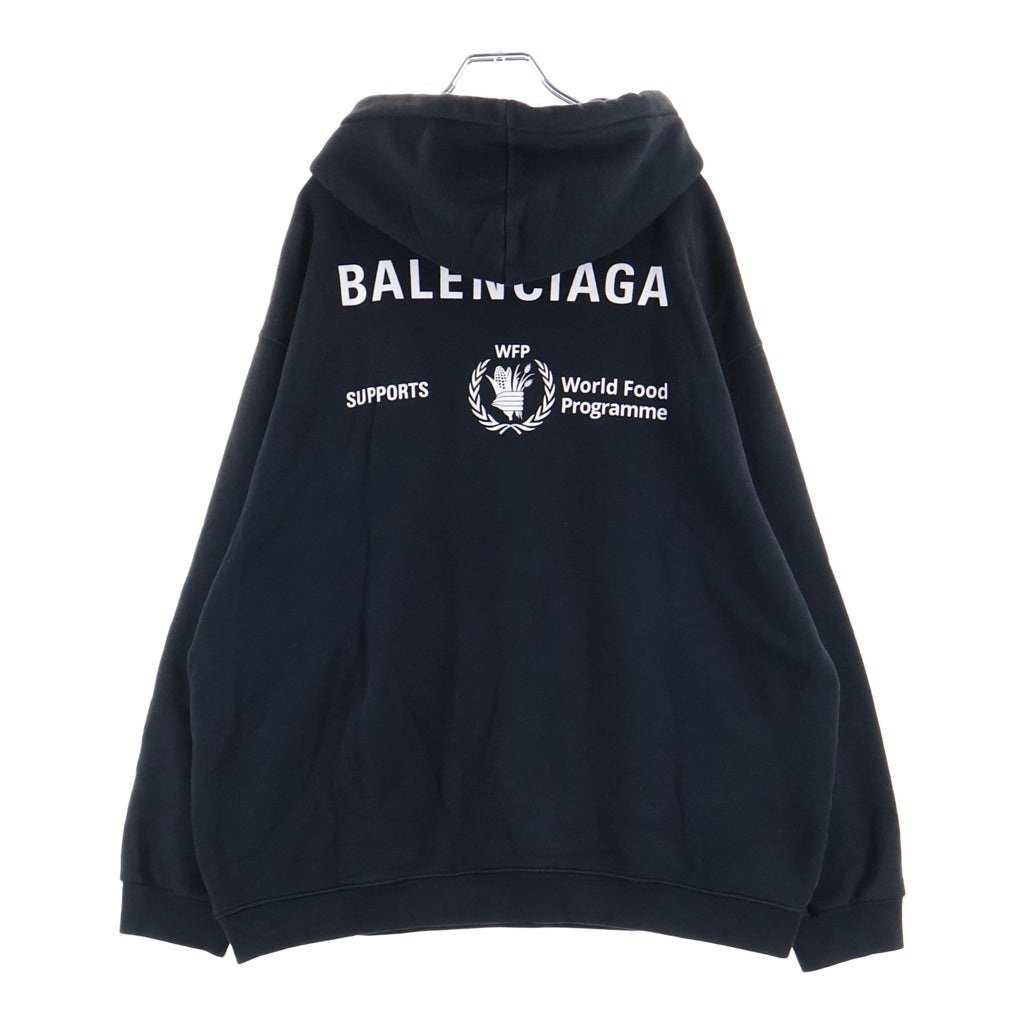 BALENCIAGA(バレンシアガ) 20AW WFP 裏起毛スウェットプルオーバーパーカー フーディー ブラック 600583 THV83