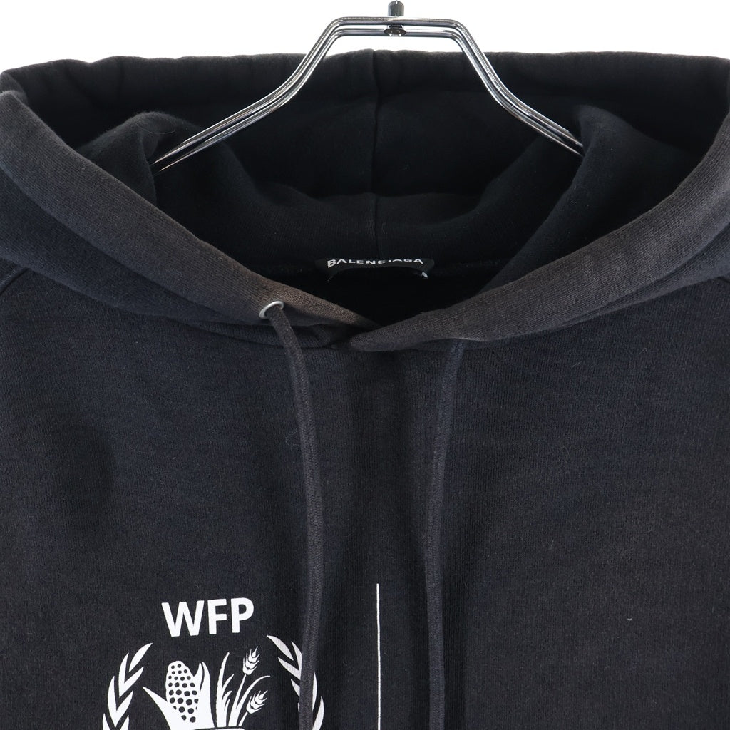 BALENCIAGA(バレンシアガ) 20AW WFP 裏起毛スウェットプルオーバーパーカー フーディー ブラック 600583 THV83