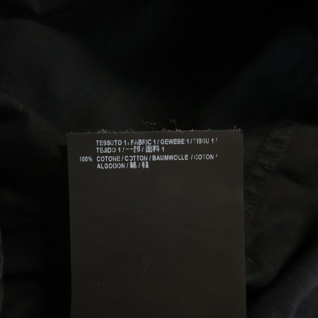 BALENCIAGA(バレンシアガ) 19SS オールオーバーロゴボタンダウン半袖シャツ ブラック 534332 TBL96