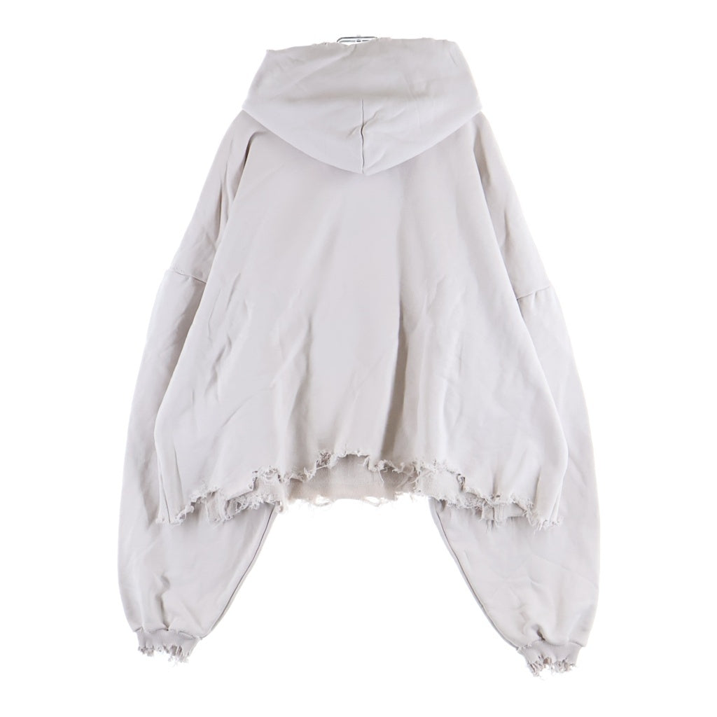 BALENCIAGA(バレンシアガ) 24SS UNITY SPORTS ICON CROPPED HOODIE ユニティスポーツ アイコン クロップド フーディー プルオーバーパーカー ホワイト 783397 TQVB2