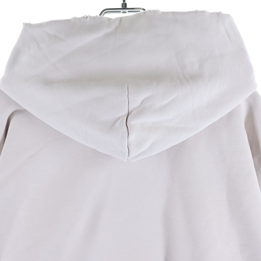 BALENCIAGA(バレンシアガ) 24SS UNITY SPORTS ICON CROPPED HOODIE ユニティスポーツ アイコン クロップド フーディー プルオーバーパーカー ホワイト 783397 TQVB2