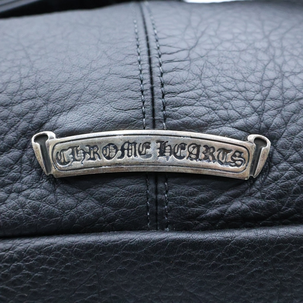 CHROME HEARTS(クロムハーツ) #1 SNAT PACK スナットパック ダガージップ ガンスリンガーベルト レザーウエストバッグ ブラック