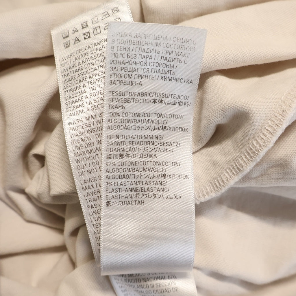 BALENCIAGA(バレンシアガ) 24SS STENCIL TYPE TQVA3 ステンシルタイプ ダメージ加工半袖Tシャツ ホワイト 764235