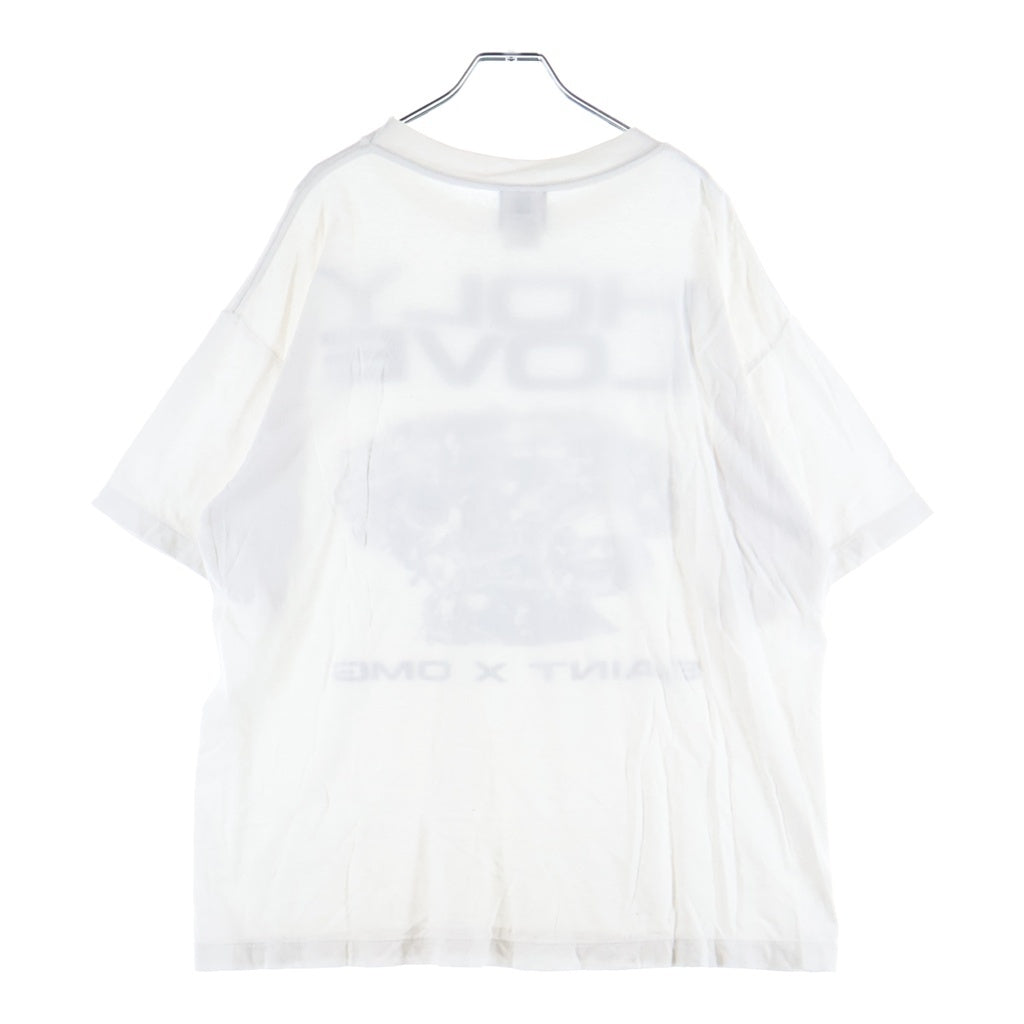 SAINT MICHAEL(セントマイケル) 26SS HOLY LOVE Kosuke Kawamura T-SHIRT ホーリーラブ 半袖Tシャツ カットソー ホワイト SM-MK8-0000-C08