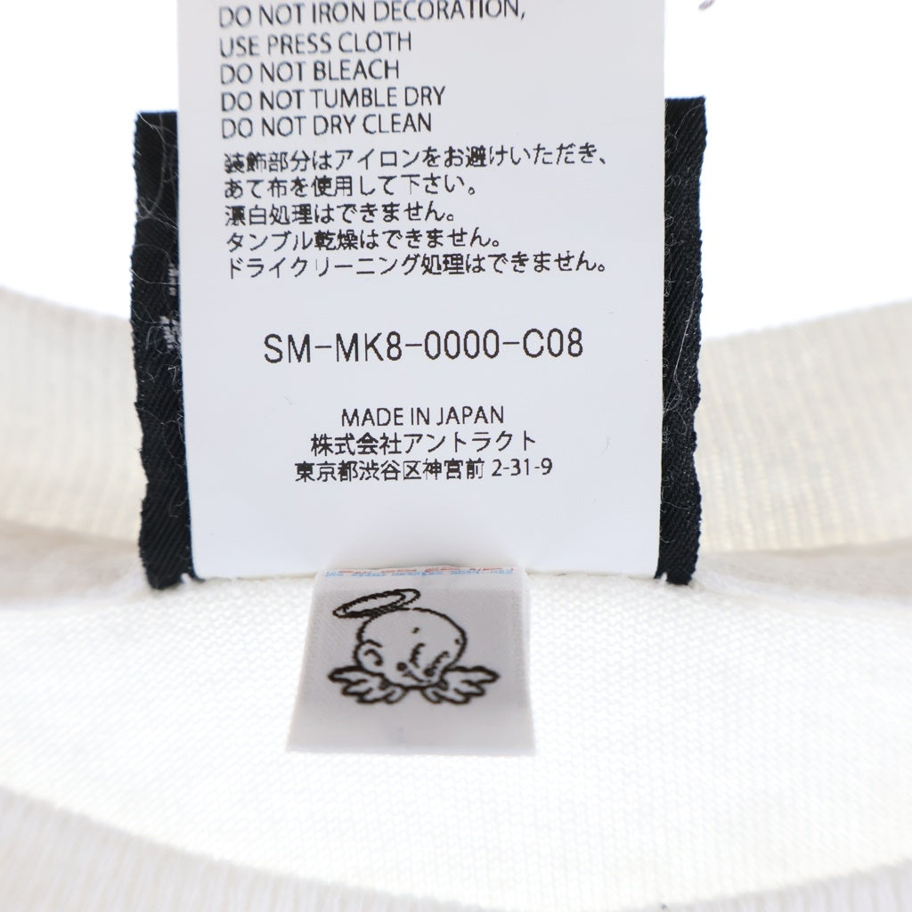 SAINT MICHAEL(セントマイケル) 26SS HOLY LOVE Kosuke Kawamura T-SHIRT ホーリーラブ 半袖Tシャツ カットソー ホワイト SM-MK8-0000-C08