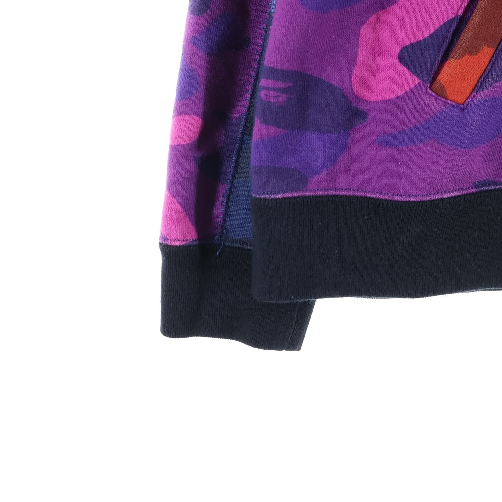 A BATHING APE(アベイシングエイプ) CRAZY COLOR CAMO FULL ZIP HOODIE クレイジーカラーカモ フルジップフーディー ジップアップパーカー マルチ レディース 001ZPF802009X