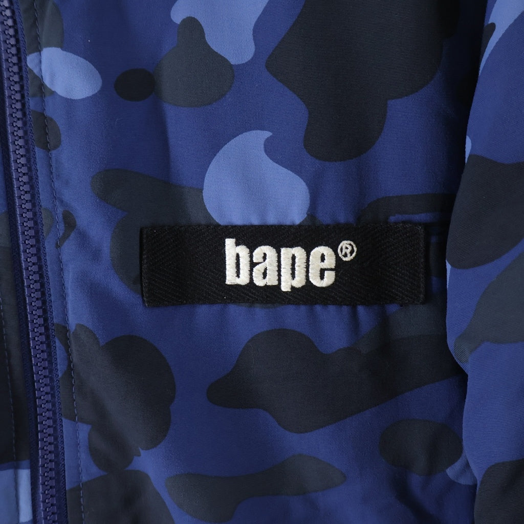 A BATHING APE(アベイシングエイプ) COLOR CAMO DOWN JACKET カラーカモ ダウンジャケット ブルー 001HJC801010X