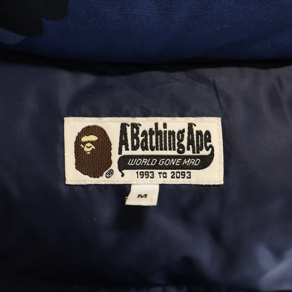 A BATHING APE(アベイシングエイプ) COLOR CAMO DOWN JACKET カラーカモ ダウンジャケット ブルー 001HJC801010X