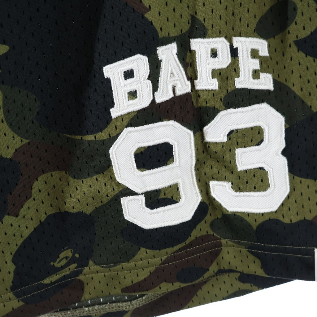 A BATHING APE(アベイシングエイプ) ×Champion 1st CAMO MESH SHORTS チャンピオン 1stカモ メッシュショーツ グリーン
