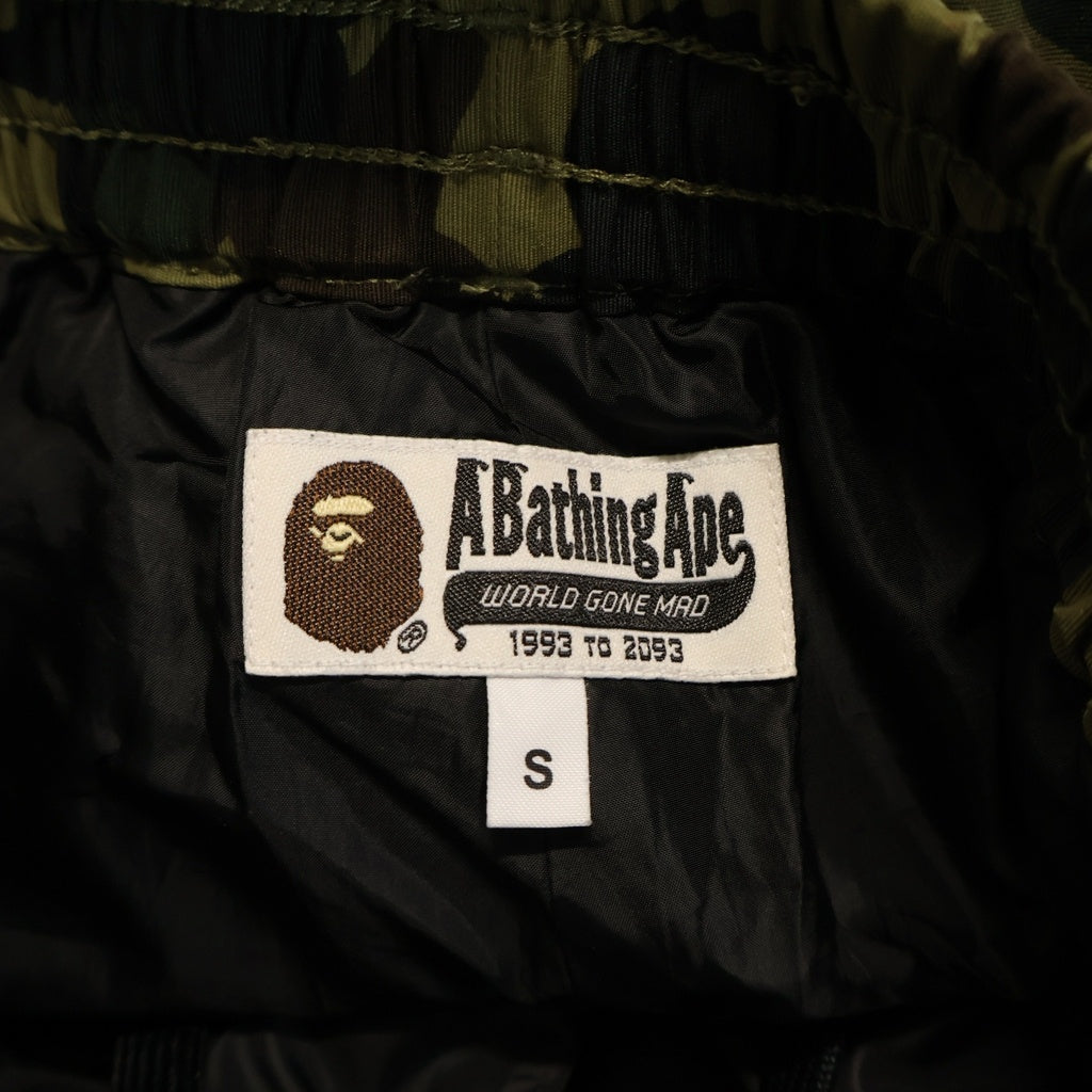 A BATHING APE(アベイシングエイプ) 1st CAMO BAPESTA TRACK PANTS 1stカモ ベイプスタ トラックパンツ グリーン 001PTF701004X