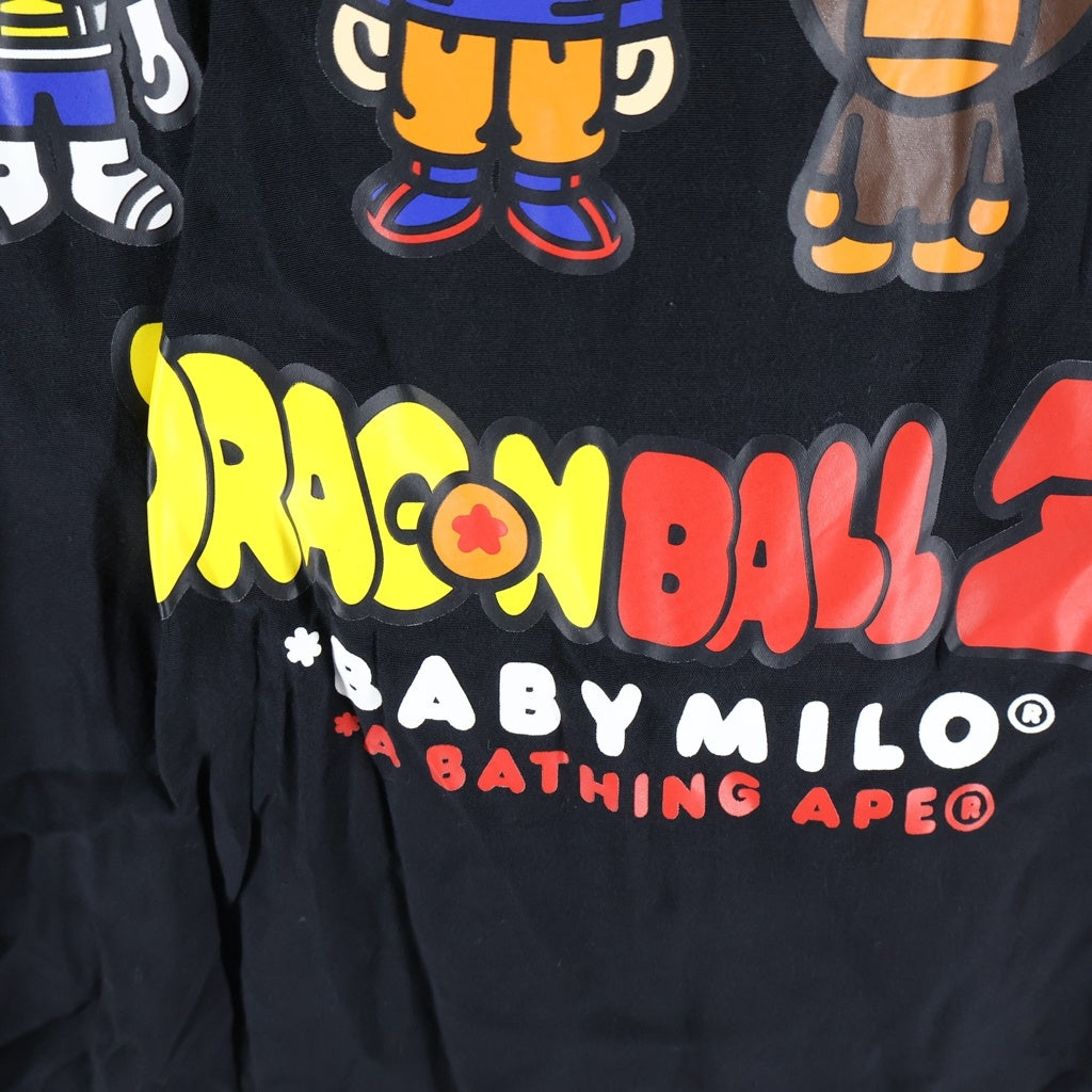 A BATHING APE(アベイシングエイプ) DRAGON BALL Z BABY MILO SUPER SAIYAN S/S SHIRT ドラゴンボールZ べビーマイロ スーパーサイヤ人 半袖シャツ ブラック 002SHG231911X