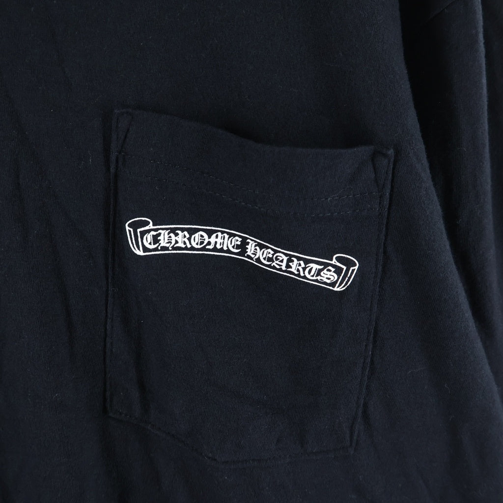 CHROME HEARTS(クロムハーツ) ARCH LOGO FUCH YOU アーチロゴ 長袖Tシャツ ロンT ブラック