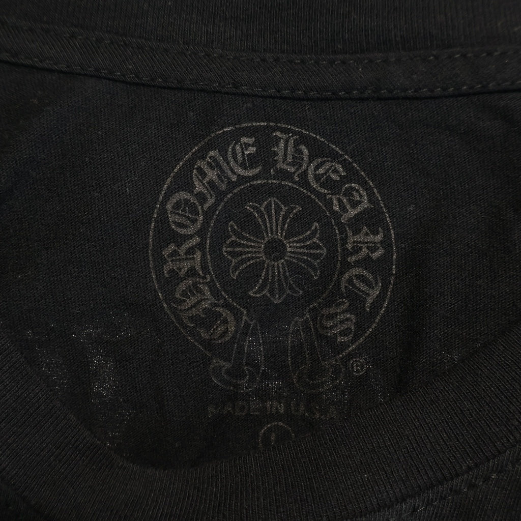 CHROME HEARTS(クロムハーツ) ARCH LOGO FUCH YOU アーチロゴ 長袖Tシャツ ロンT ブラック