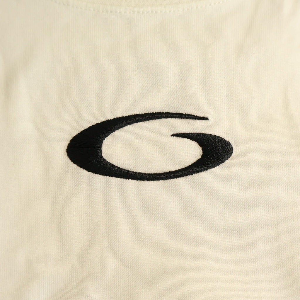BALENCIAGA(バレンシアガ) 25SS BASKETBALL SERIES バスケットシリーズ ロゴ刺繍デザイン クルーネック半袖Tシャツカットソー ホワイト 787349 TRVW9