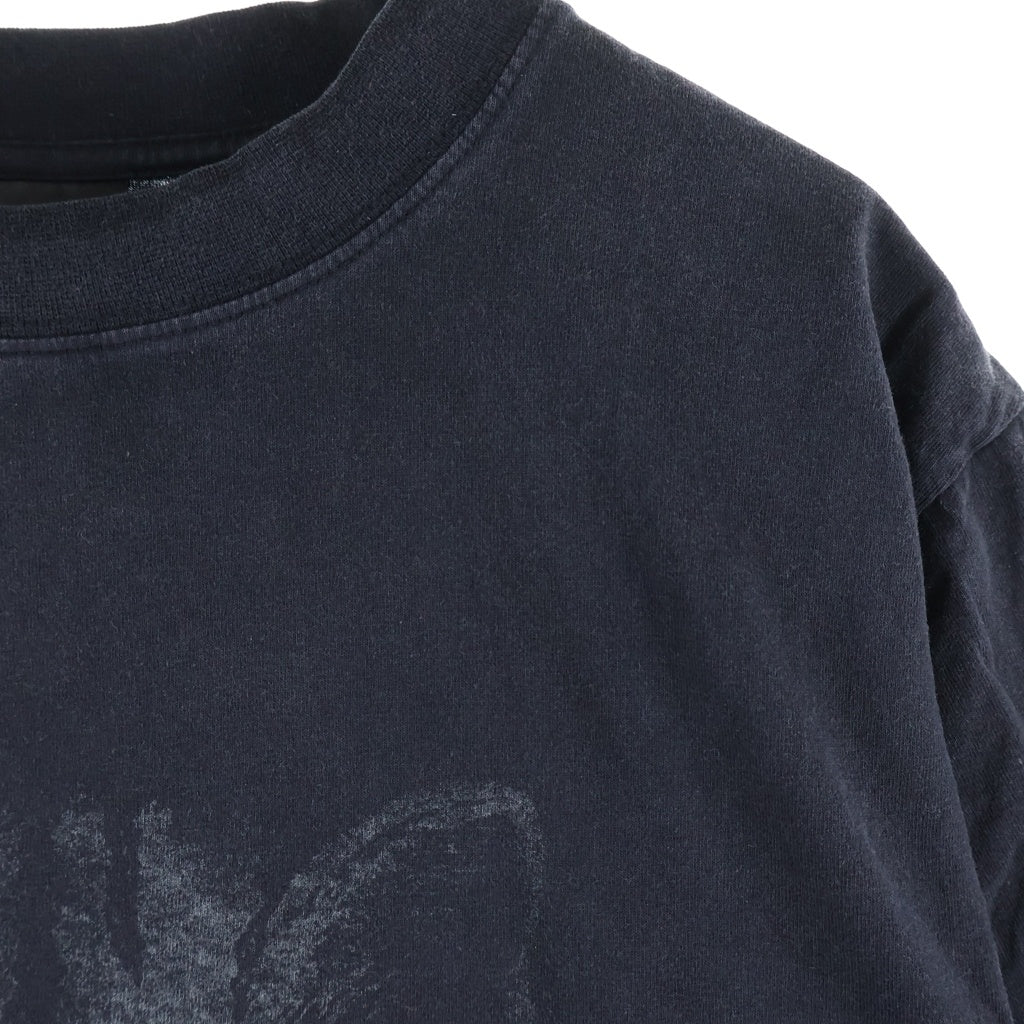 BALENCIAGA(バレンシアガ) KITTY CAT T-SHIRT MEDIUM-FIT キティキャット ミディアムフィット アートプリントTシャツ 半袖クルーネックカットソー レディース ブラック 850990 TTVC4
