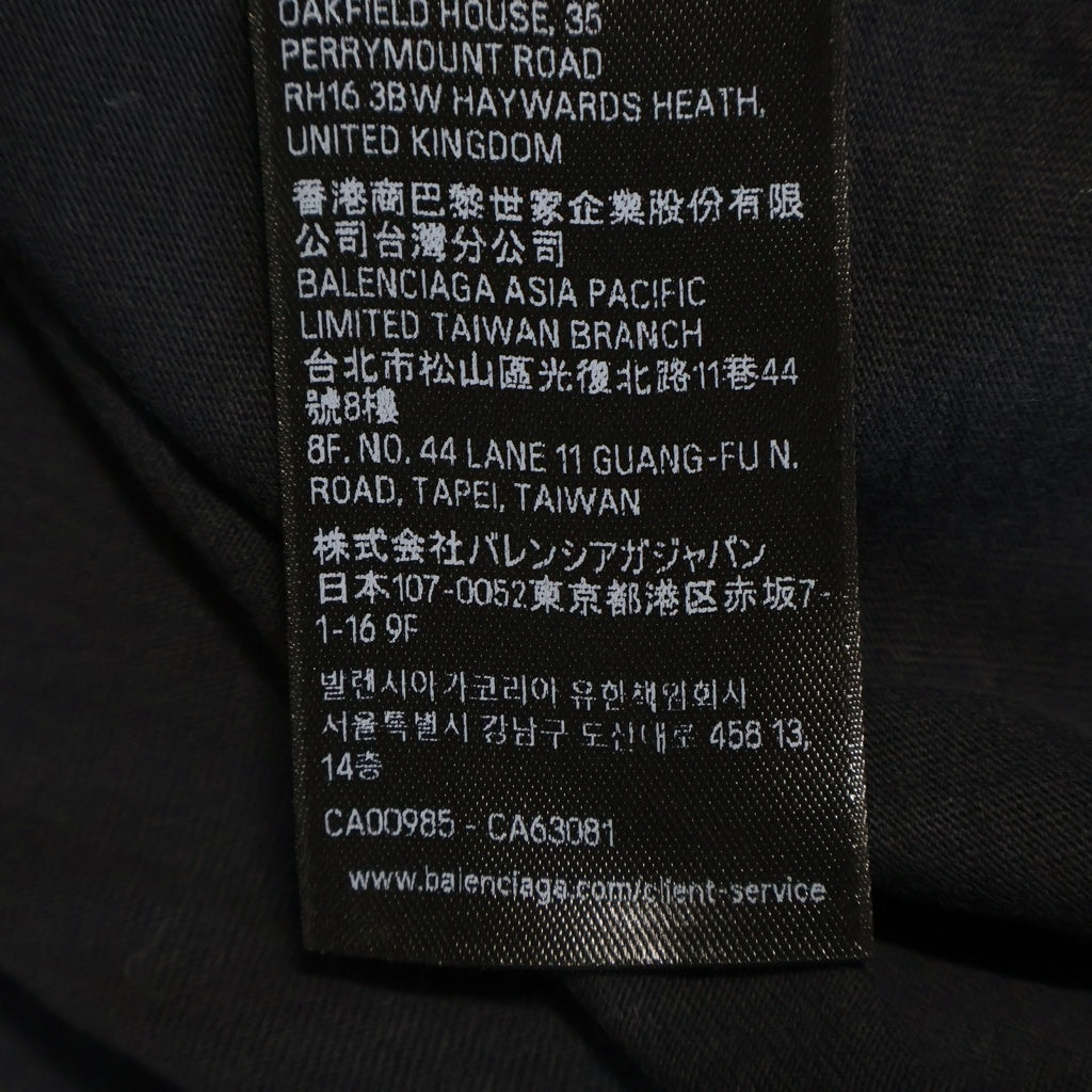 BALENCIAGA(バレンシアガ) KITTY CAT T-SHIRT MEDIUM-FIT キティキャット ミディアムフィット アートプリントTシャツ 半袖クルーネックカットソー レディース ブラック 850990 TTVC4