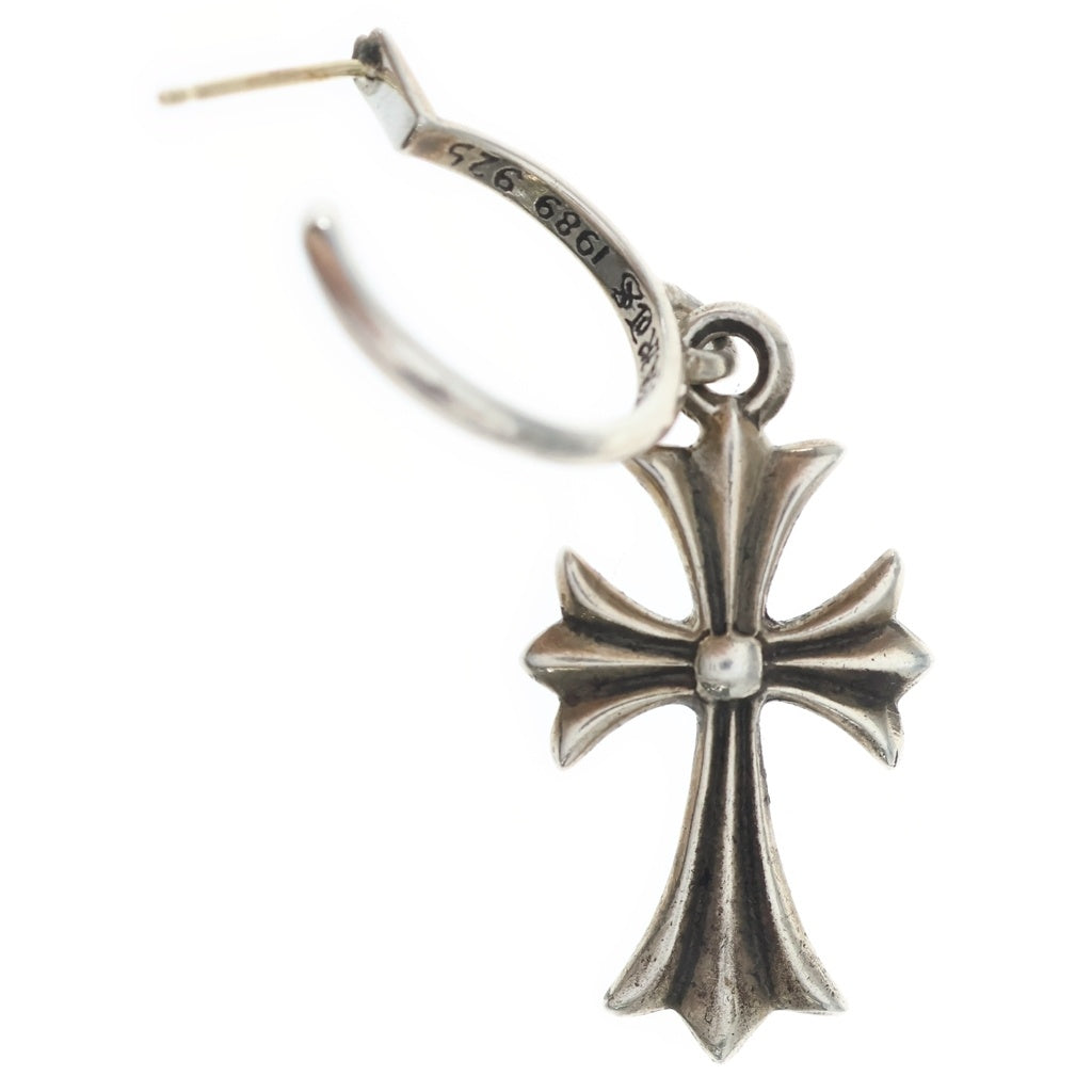 CHROME HEARTS(クロムハーツ) TINY CH CROSS タイニーCHクロス フープピアス シルバー BCA115