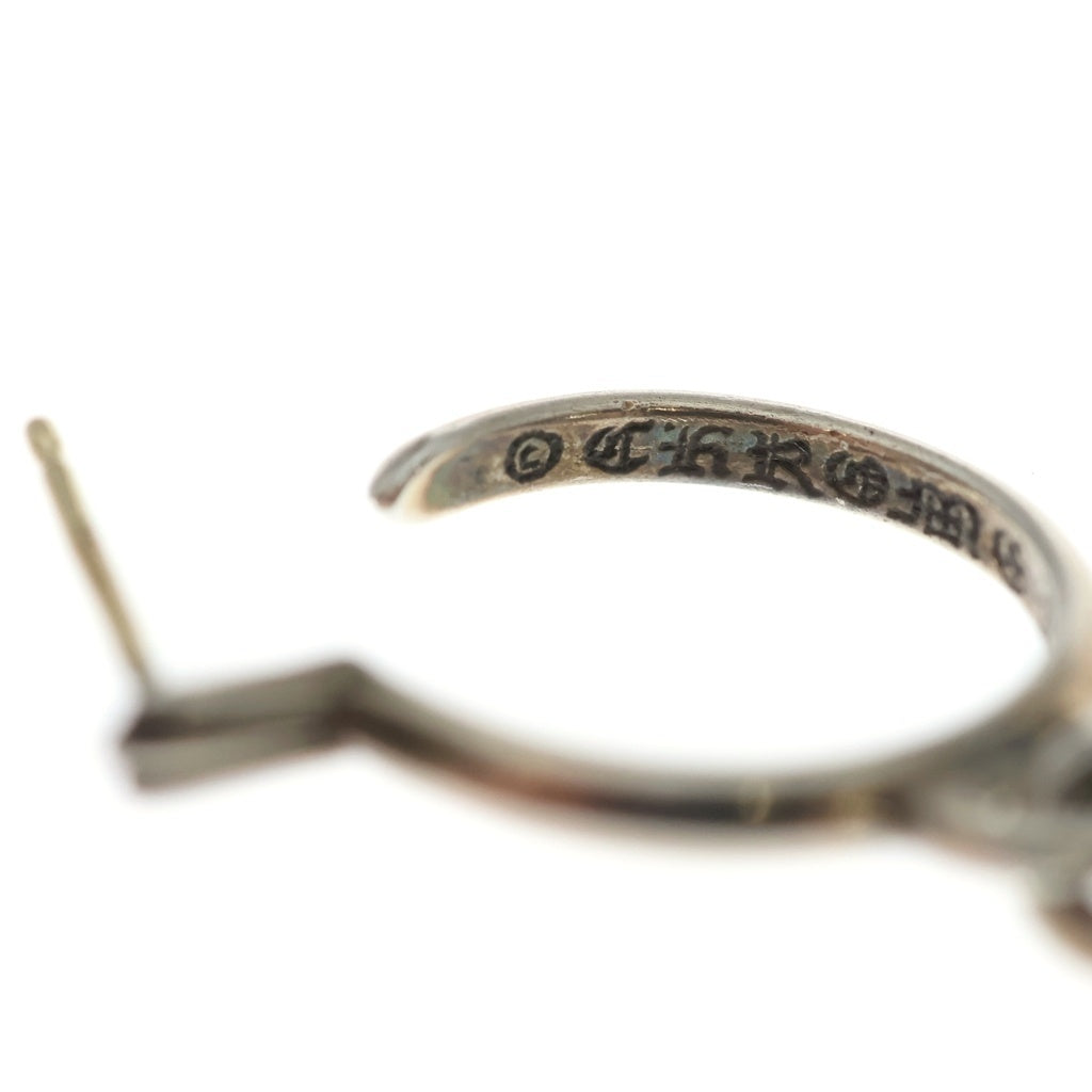 CHROME HEARTS(クロムハーツ) TINY CH CROSS タイニーCHクロス フープピアス シルバー BCA115