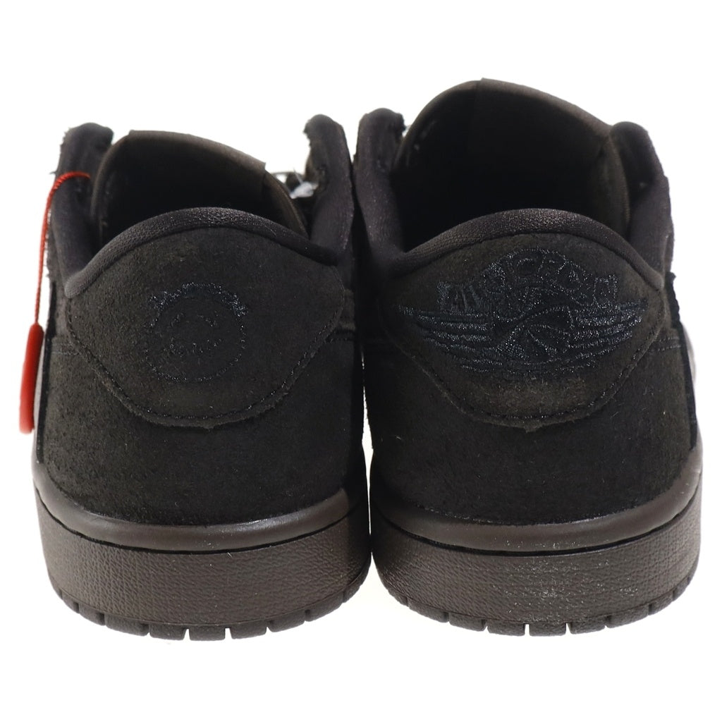 NIKE(ナイキ) ×TRAVIS SCOTT AIR JORDAN 1 LOW OG SP VELVET BROWN トラヴィススコット エアジョーダン1 ベルベットブラウン ローカットスニーカー ブラウン US8/26cm DM7866-202