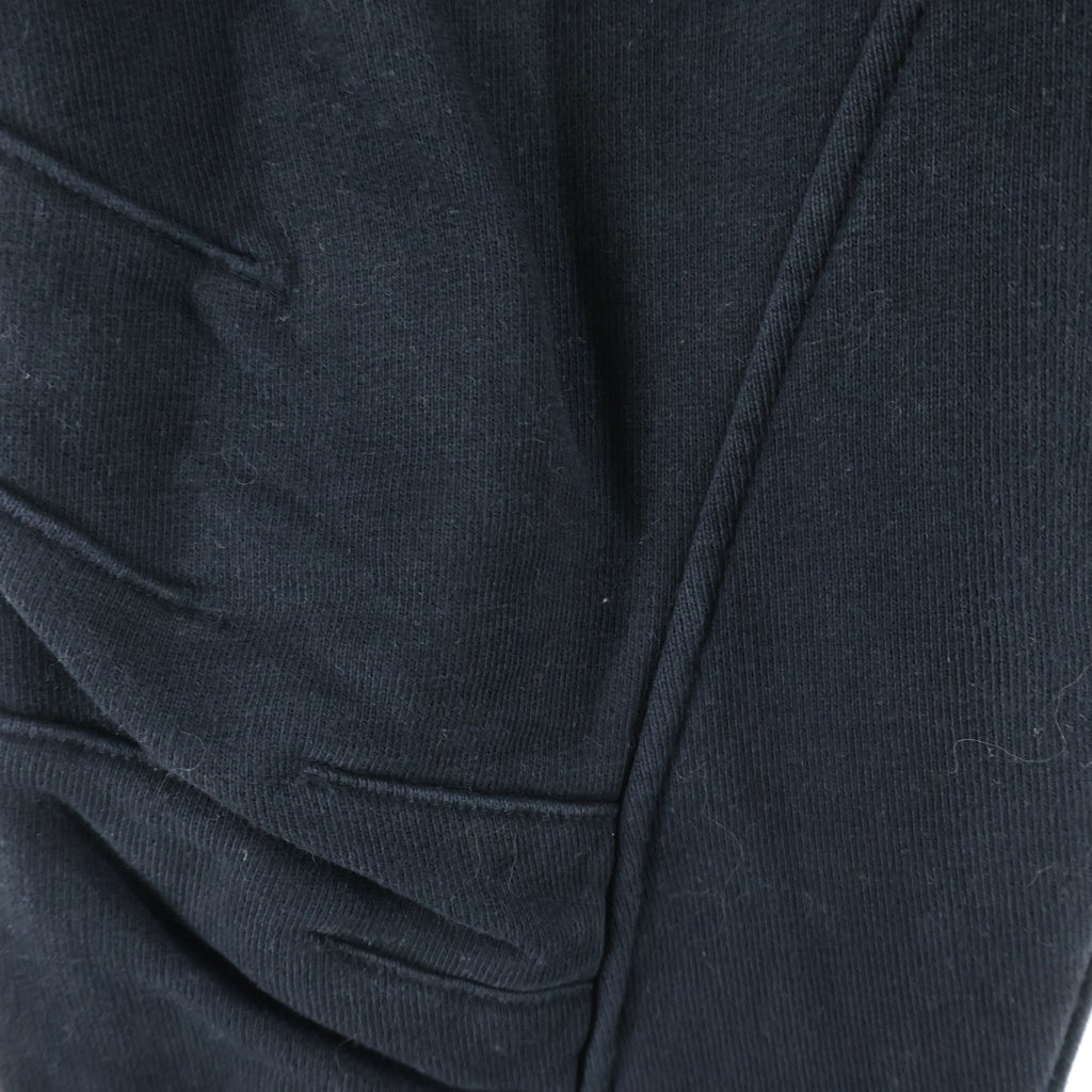 cvtvlist(カタリスト) 23AW 3D LOGO USUAL PANTS ヴィンテージクラッシュ加工 ロゴスウェットパンツ ブラック 2301090401