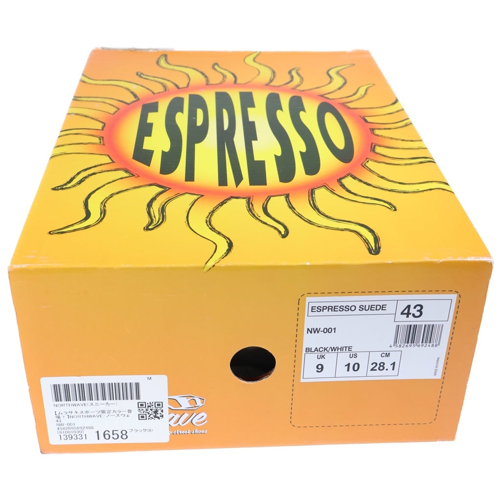 NORTHWAVE(ノースウェーブ) ESPRESSO SUEDE エスプレッソ スエード ローカットスニーカー ブラック NW-001