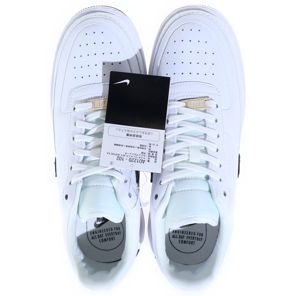 NIKE(ナイキ) WMNS AIR FORCE 1 LOW JESTER ウィメンズ エアフォース1 ロー ジェスター XX ローカットスニーカー ホワイト/ブラック US10/27cm AO1220-102 レディース