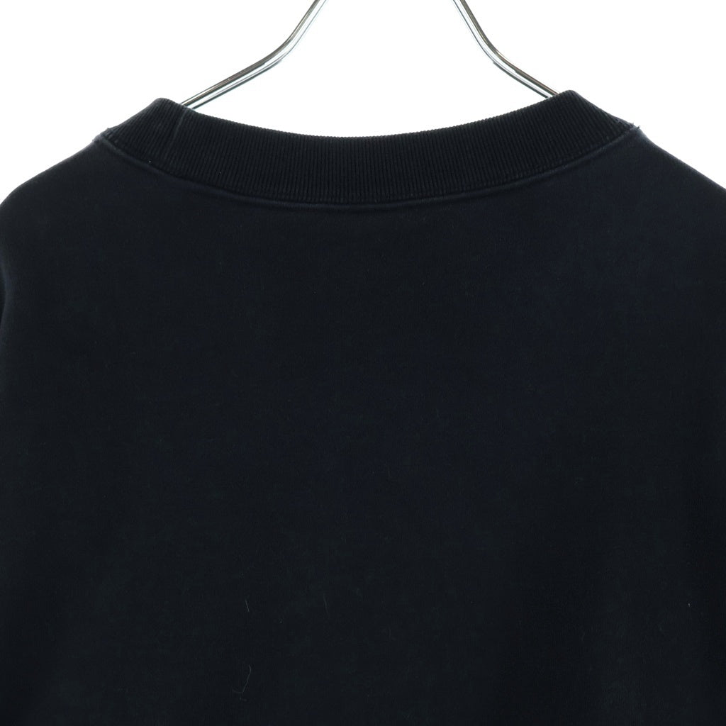 NIKE(ナイキ) ×STUSSY WASHED FLEECE CREWNECK ウォッシュド フリース クルーネックスウェットトレーナー ブラック DO5310-010